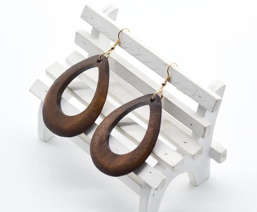Wooden Allure Earrings