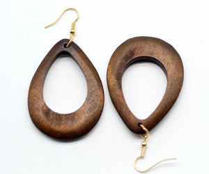 Wooden Allure Earrings